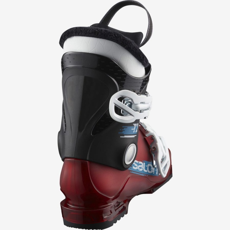 Ski Boots Salomon T2 RT Niños Negras Rojas Blancas | EC3614BEX