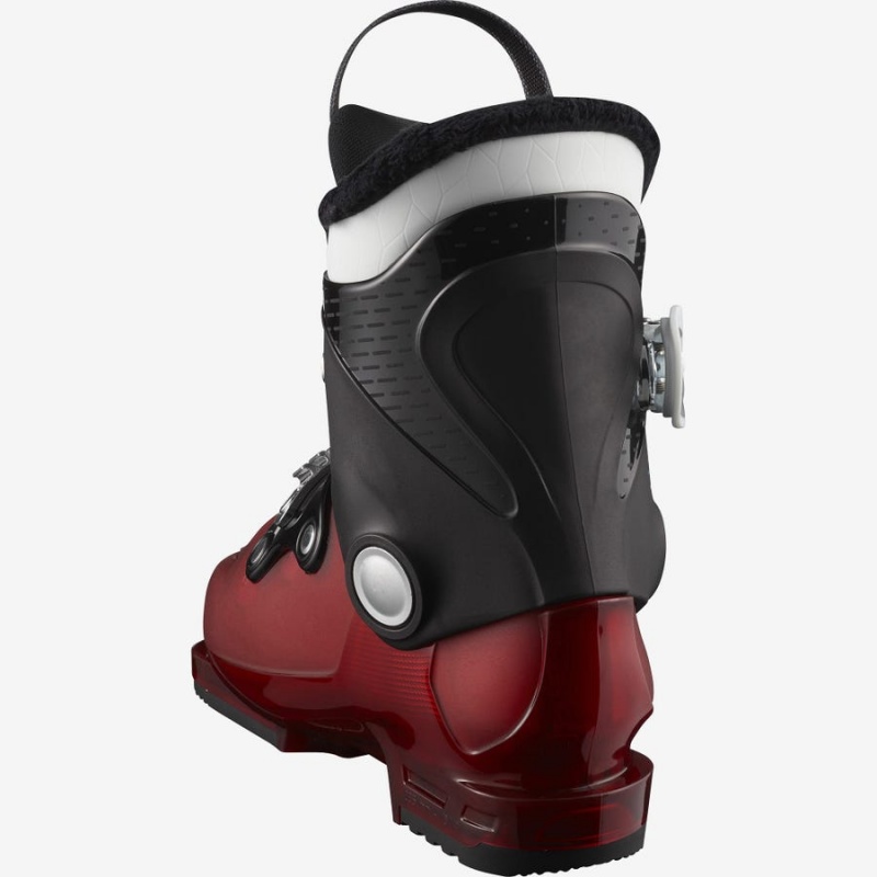 Ski Boots Salomon T2 RT Niños Negras Rojas Blancas | EC3614BEX