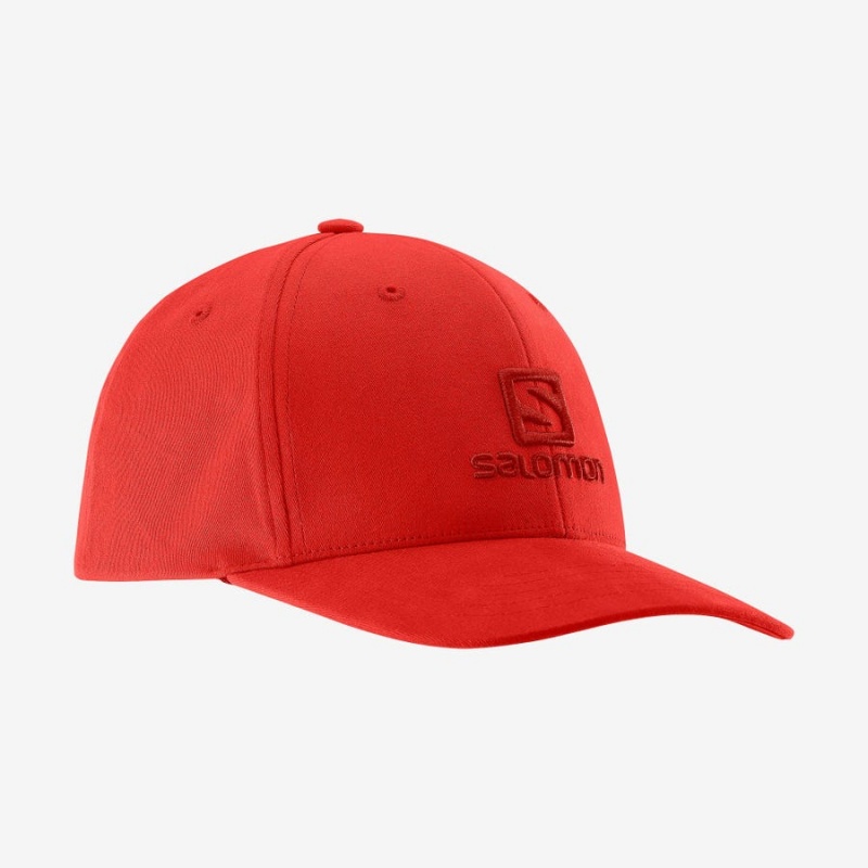 Sombreros Salomon SALOMON LOGO Hombre Rojas | EC2638AHK