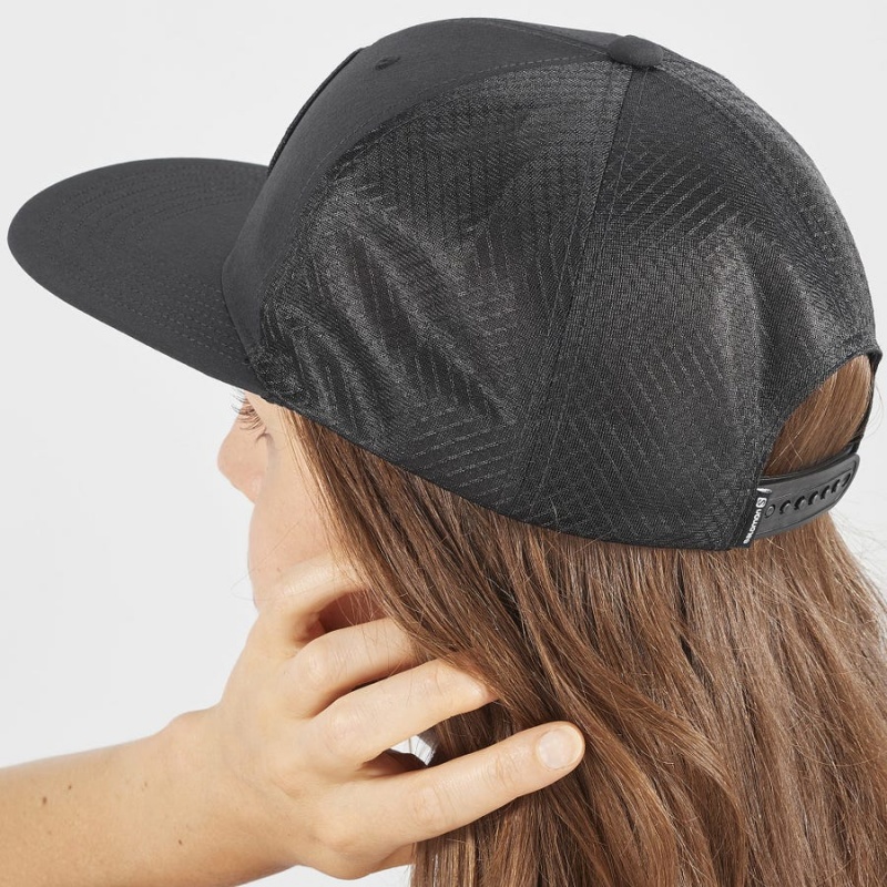 Sombreros Salomon TRUCKER Mujer Negras | EC3478LIS