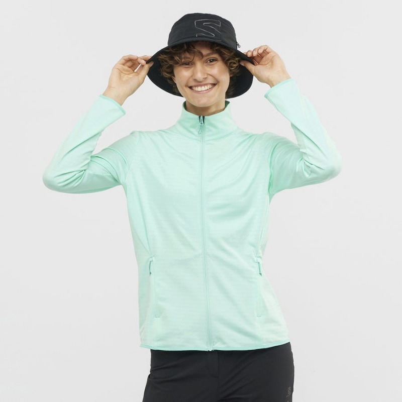 Sudadera con Capucha Salomon ESSENTIAL LIGHTWARM Mujer Verde | EC3089LIS