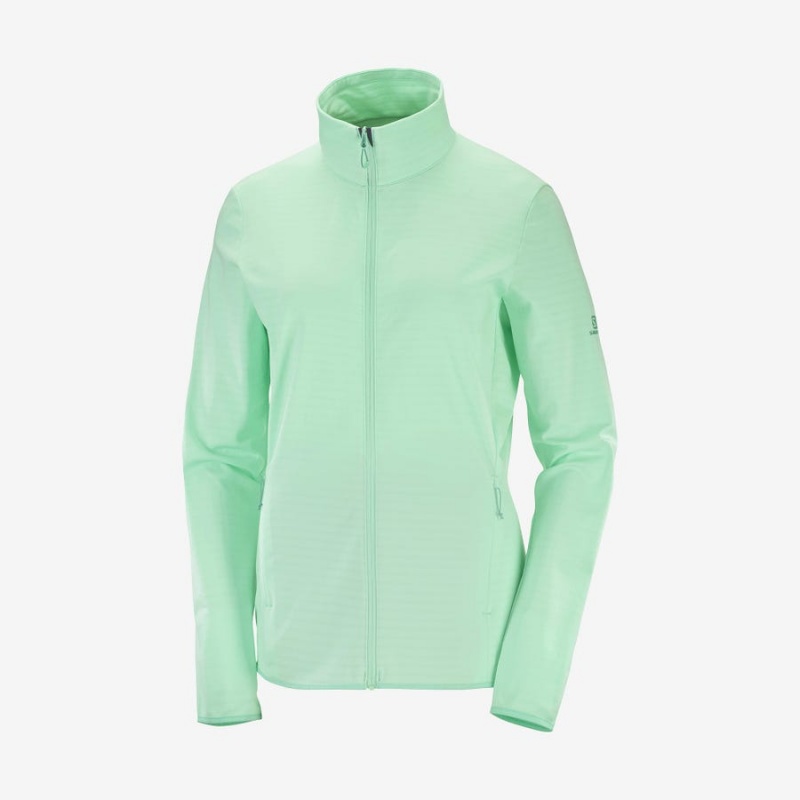 Sudadera con Capucha Salomon ESSENTIAL LIGHTWARM Mujer Verde | EC3089LIS