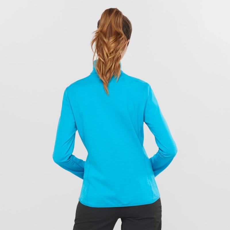 Sudadera con Capucha Salomon ESSENTIAL LIGHTWARM Mujer Azules | EC3100SGL