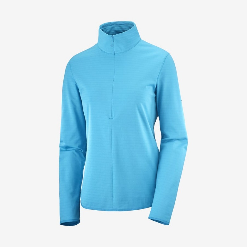 Sudadera con Capucha Salomon ESSENTIAL LIGHTWARM Mujer Azules | EC3100SGL