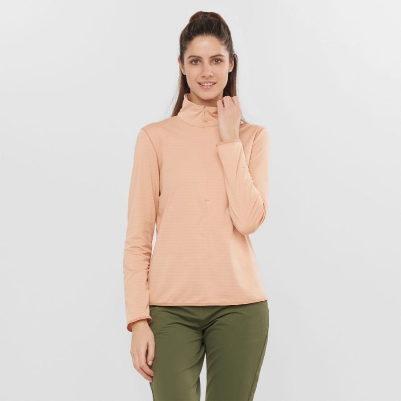 Sudadera con Capucha Salomon ESSENTIAL LIGHTWARM Mujer Rosas | EC3103GSO