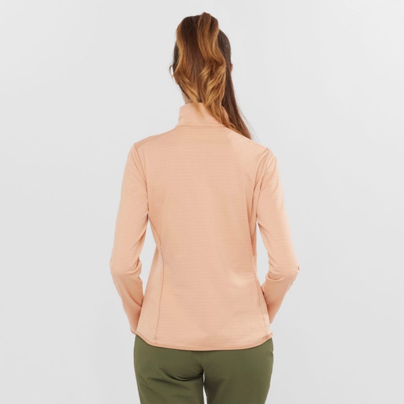 Sudadera con Capucha Salomon ESSENTIAL LIGHTWARM Mujer Rosas | EC3103GSO