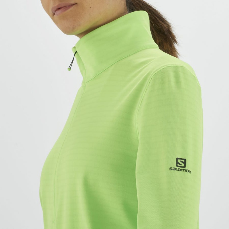 Sudadera con Capucha Salomon ESSENTIAL LIGHTWARM Mujer Verde Menta | EC3104HAP