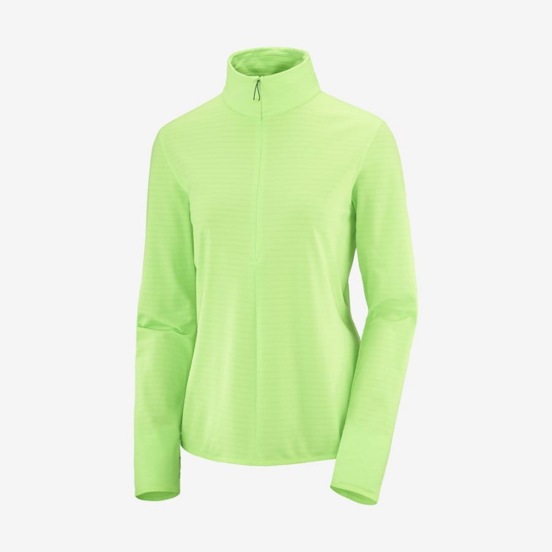 Sudadera con Capucha Salomon ESSENTIAL LIGHTWARM Mujer Verde Menta | EC3104HAP