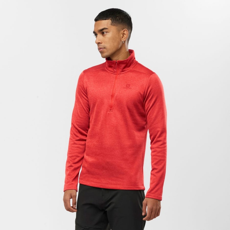 Sudadera con Capucha Salomon ESSENTIAL LIGHTWARM SEAMLESS Hombre Naranjas | EC2416CTV