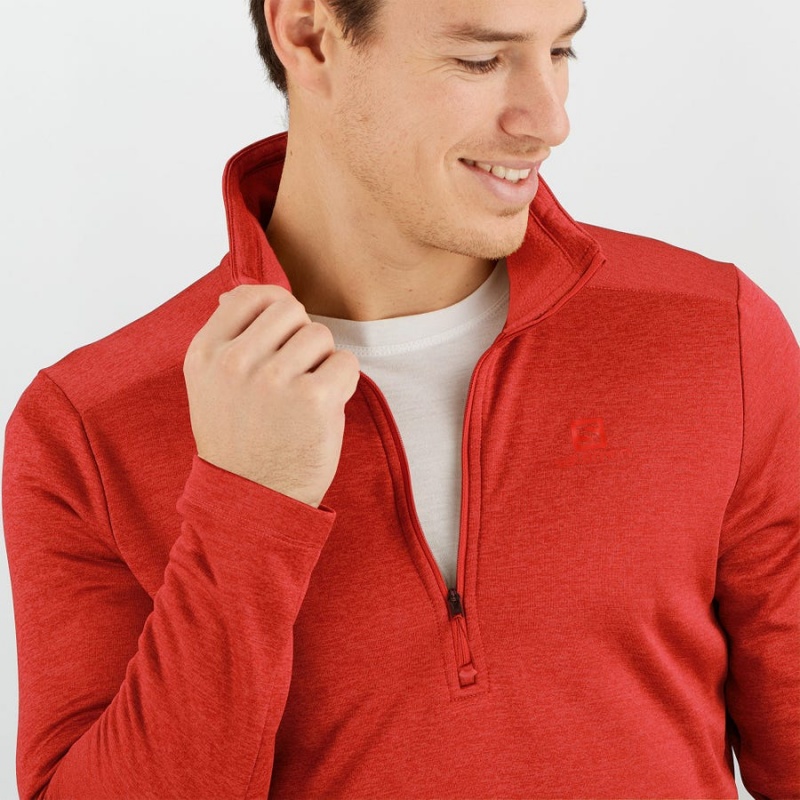 Sudadera con Capucha Salomon ESSENTIAL LIGHTWARM SEAMLESS Hombre Naranjas | EC2416CTV