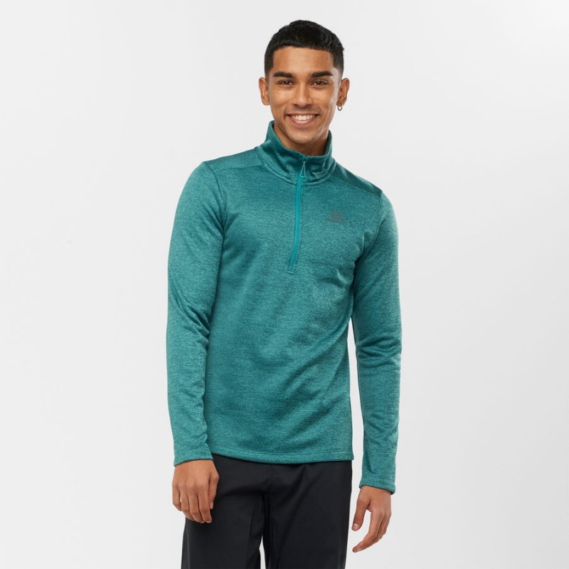 Sudadera con Capucha Salomon ESSENTIAL LIGHTWARM SEAMLESS Hombre Verde | EC2417VRW