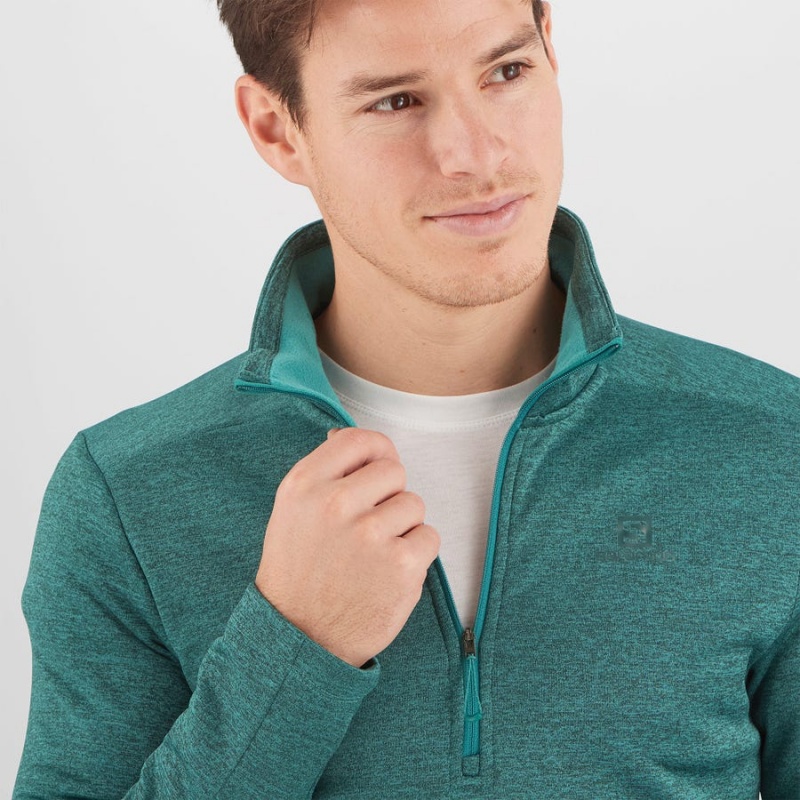 Sudadera con Capucha Salomon ESSENTIAL LIGHTWARM SEAMLESS Hombre Verde | EC2417VRW