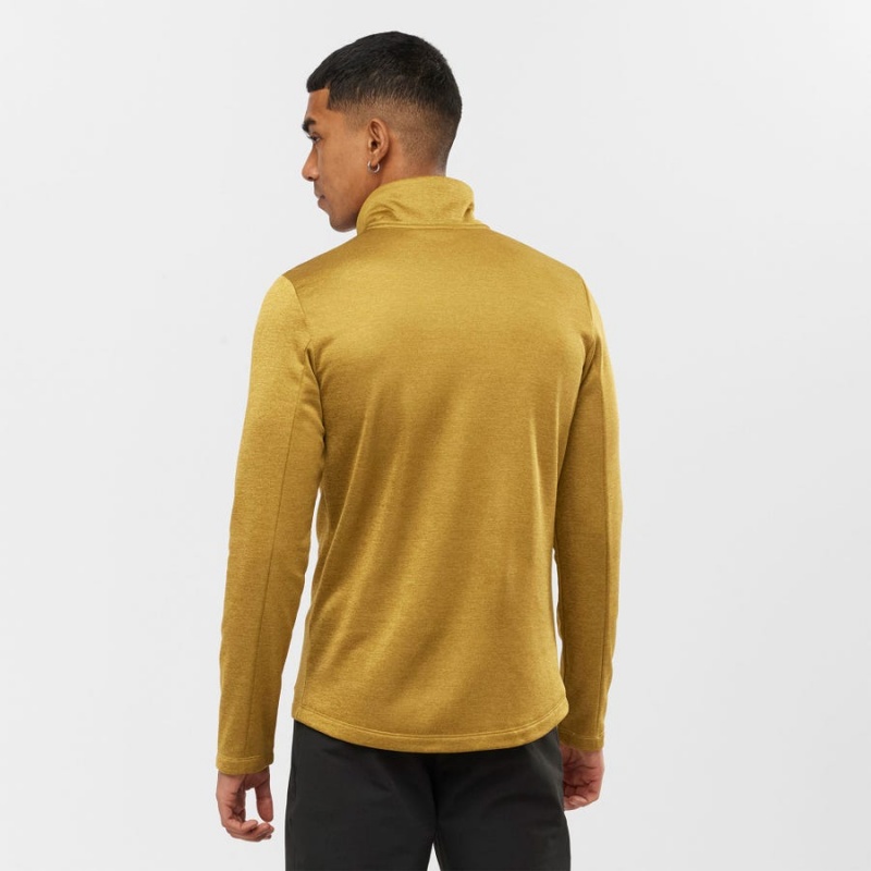 Sudadera con Capucha Salomon ESSENTIAL LIGHTWARM SEAMLESS Hombre Amarillo | EC2420MQZ