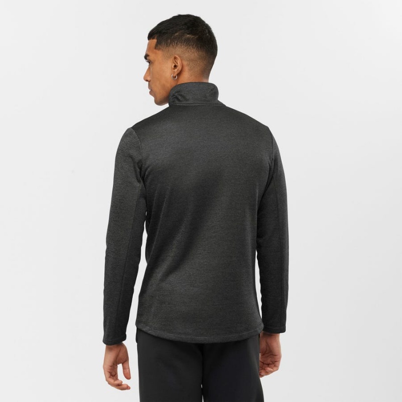 Sudadera con Capucha Salomon ESSENTIAL LIGHTWARM SEAMLESS Hombre Negras | EC2421QMA