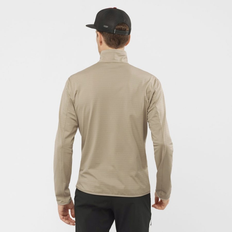 Sudadera con Capucha Salomon ESSENTIAL LIGHTWARM Hombre Beige | EC2422WNB