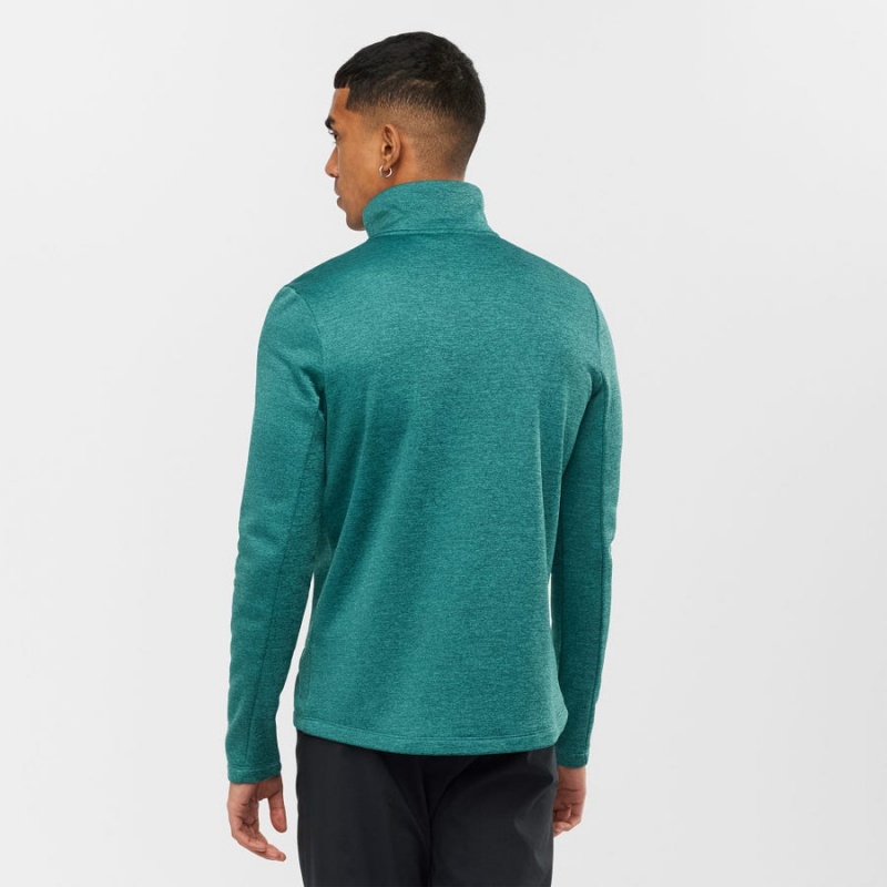 Sudadera con Capucha Salomon ESSENTIAL LIGHTWARM HEATHER Hombre Verde | EC2424SGL