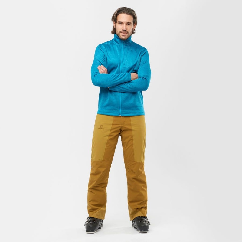 Sudadera con Capucha Salomon ESSENTIAL LIGHTWARM HEATHER Hombre Azules | EC2426FDN