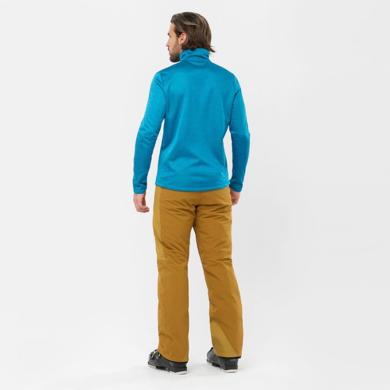 Sudadera con Capucha Salomon ESSENTIAL LIGHTWARM HEATHER Hombre Azules | EC2426FDN