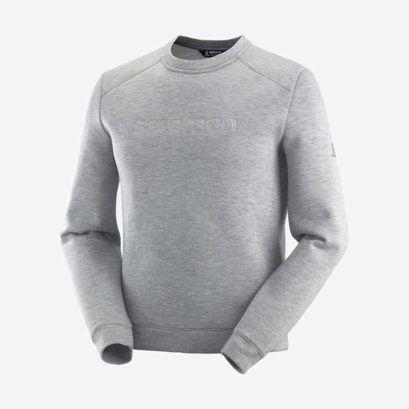 Sudadera con Capucha Salomon ESSENTIAL WARM Hombre Gris | EC2406SGL