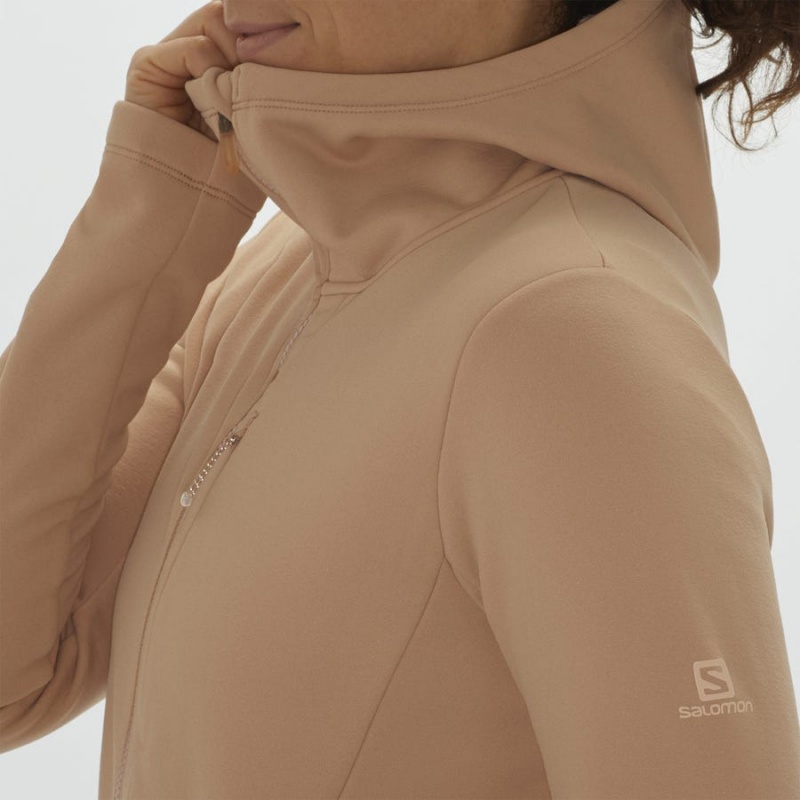 Sudadera con Capucha Salomon ESSENTIAL XWARM Mujer Rosas | EC3122QMA