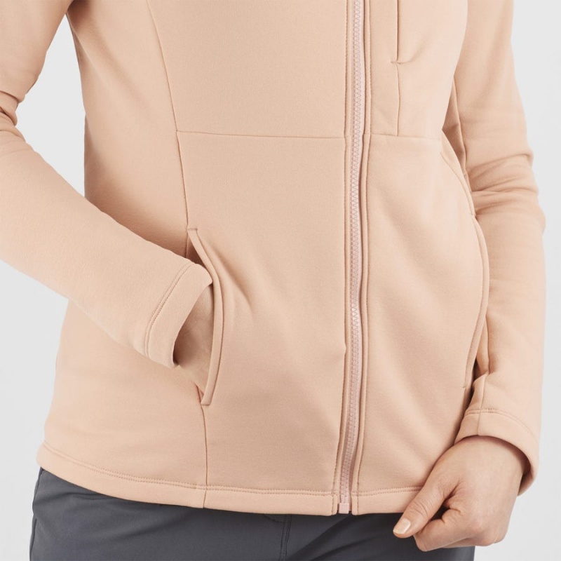 Sudadera con Capucha Salomon ESSENTIAL XWARM Mujer Rosas | EC3122QMA