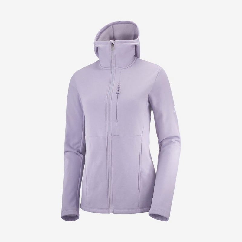 Sudadera con Capucha Salomon ESSENTIAL XWARM Mujer Moradas | EC3123WNB