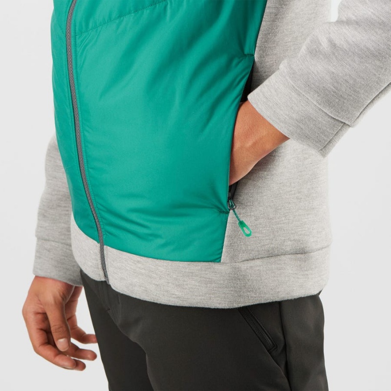 Sudadera con Capucha Salomon ESSENTIAL XWARM HYBRID Hombre Verde | EC2410HAP