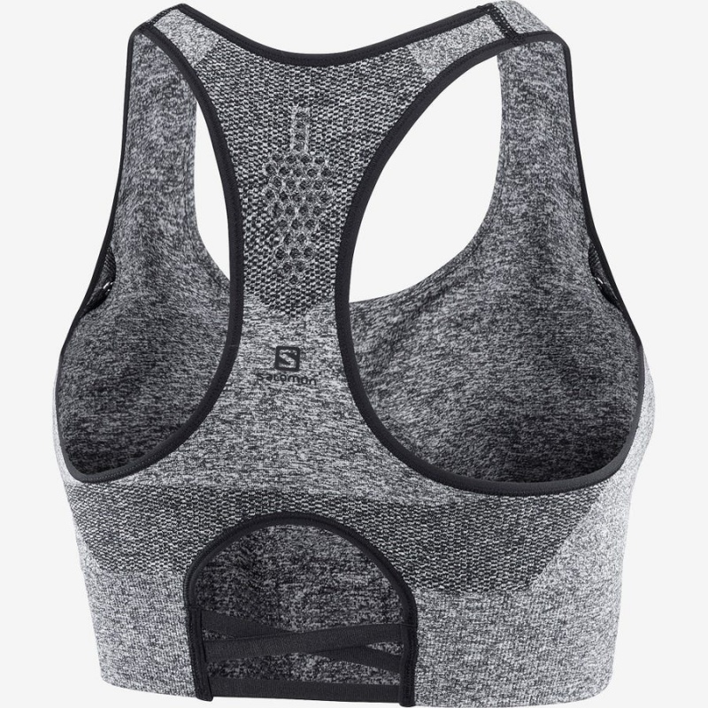 Sujetador Deportivo Salomon ESSENTIAL MOVE ON SEAMLESS Mujer Gris | EC3224NWY