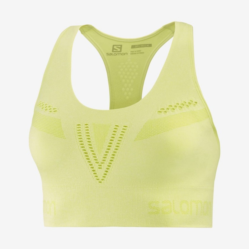 Sujetador Deportivo Salomon ESSENTIAL MOVE ON SEAMLESS Mujer Verde | EC3226QMA