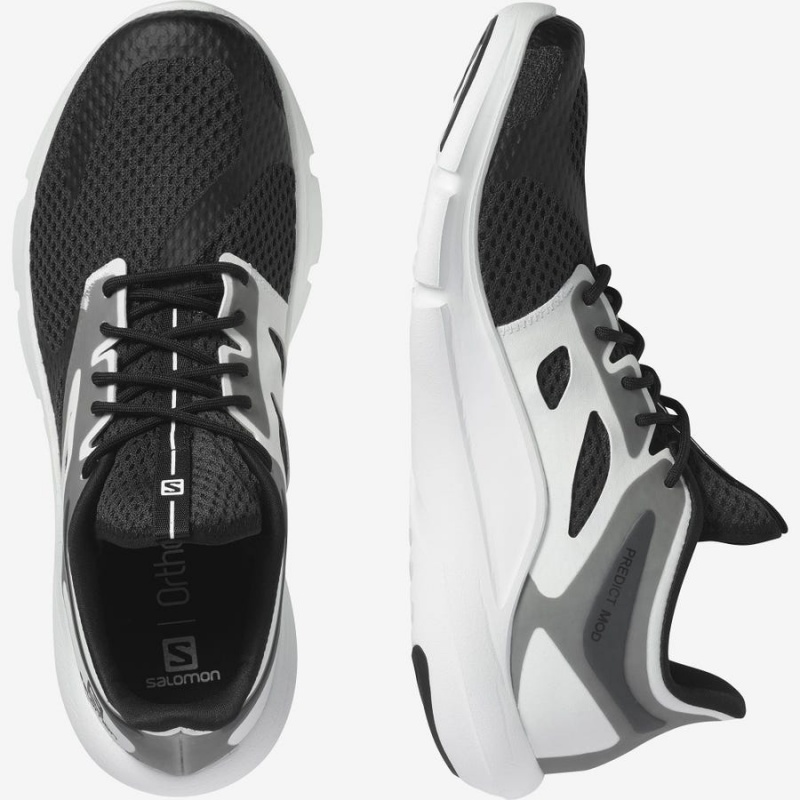 Zapatillas Running Salomon PREDICT MOD Hombre Negras Blancas | EC2141DFM