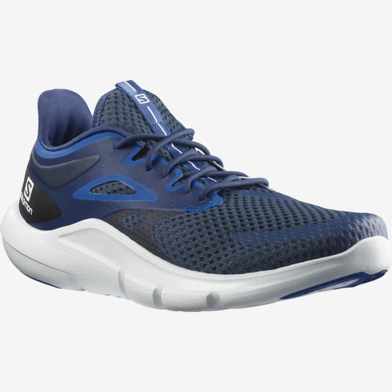 Zapatillas Running Salomon PREDICT MOD Hombre Azules Blancas | EC2142FDN