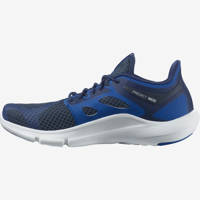 Zapatillas Running Salomon PREDICT MOD Hombre Azules Blancas | EC2142FDN