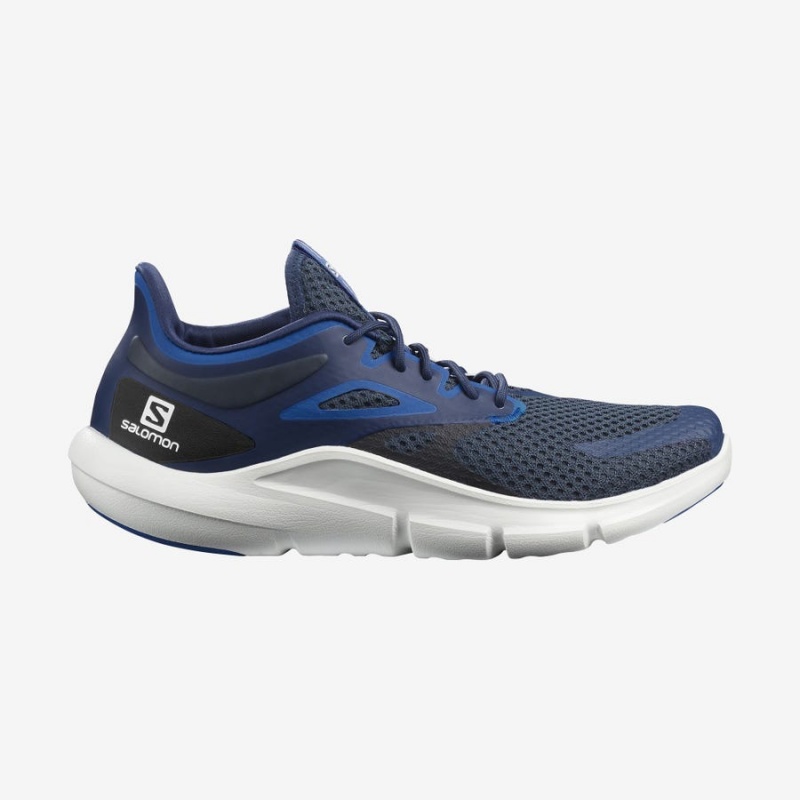 Zapatillas Running Salomon PREDICT MOD Hombre Azules Blancas | EC2142FDN