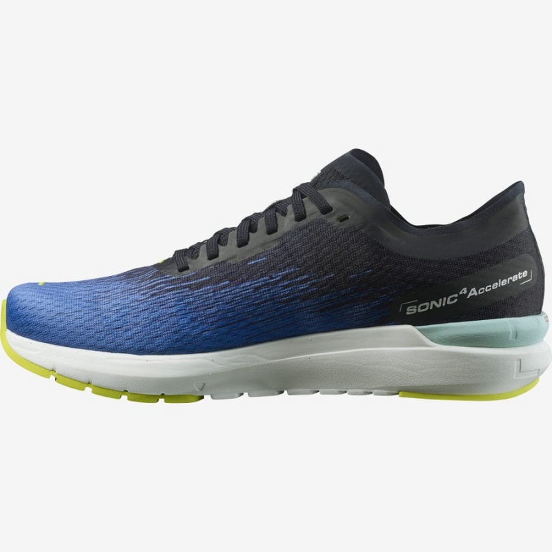 Zapatillas Running Salomon SONIC 4 Accelerate Hombre Azules Blancas | EC2146KOR