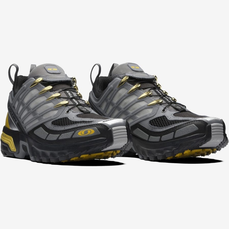 Zapatillas Salomon ACS PRO ADVANCED Hombre Gris Amarillo | EC2173LIS