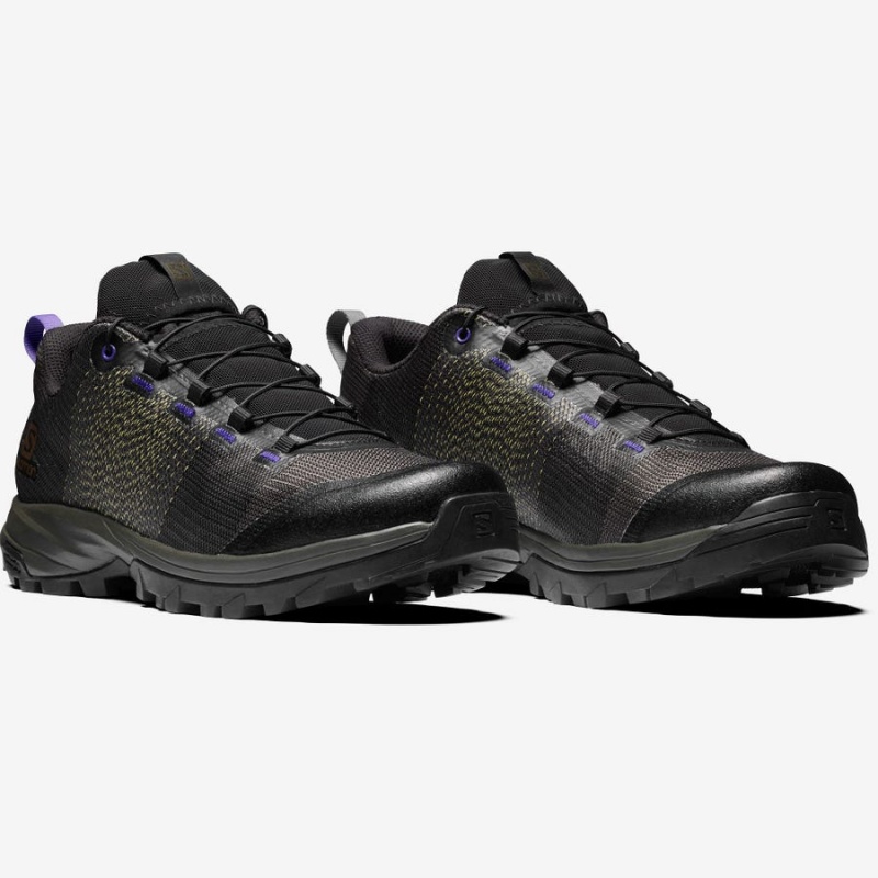 Zapatillas Salomon OUTPRO MATRYX FOR THE BROKEN ARM Hombre Negras Moradas | EC2230TCE