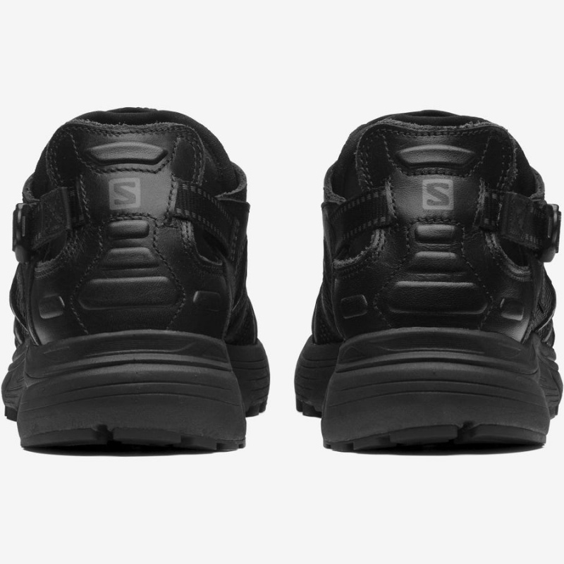 Zapatillas Salomon TECHSONIC LEATHER ADVANCED Mujer Negras | EC2940MQZ