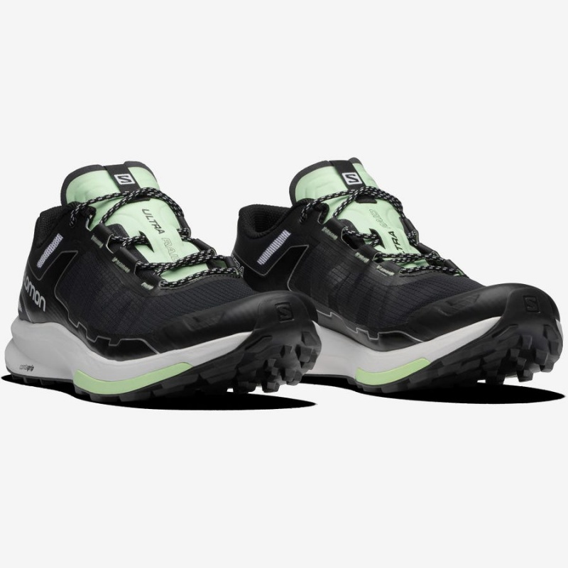 Zapatillas Salomon ULTRA RAID Hombre Negras Verde Menta | EC2221CTV