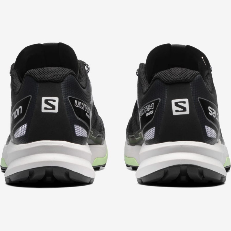 Zapatillas Salomon ULTRA RAID Hombre Negras Verde Menta | EC2221CTV