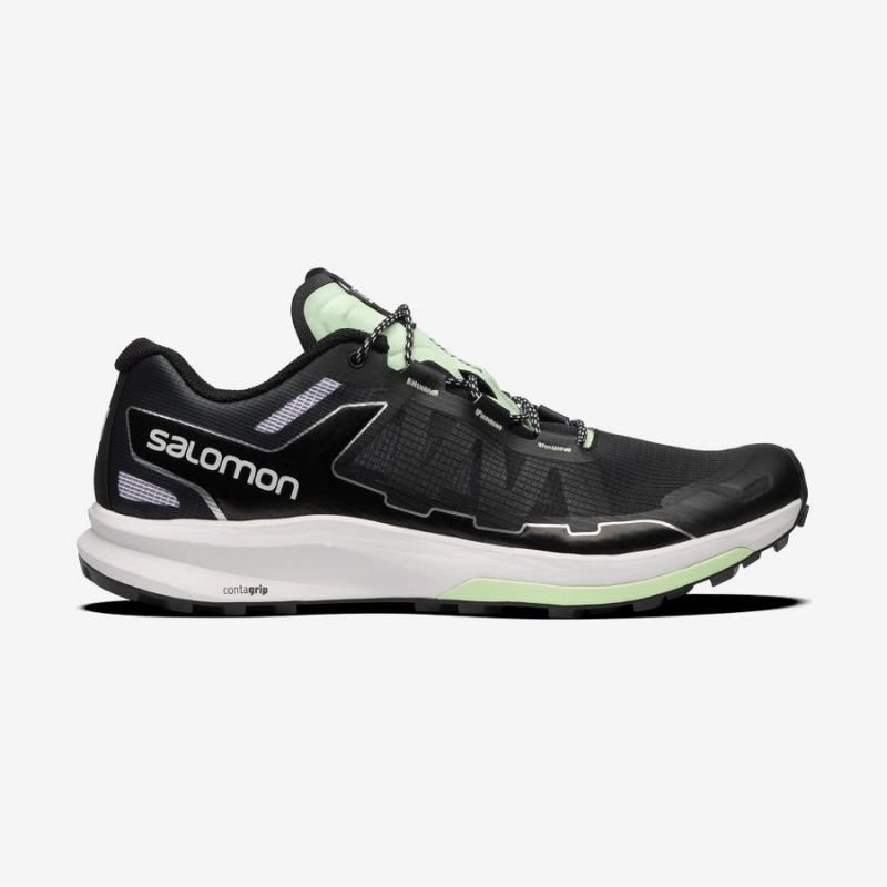 Zapatillas Salomon ULTRA RAID Hombre Negras Verde Menta | EC2221CTV