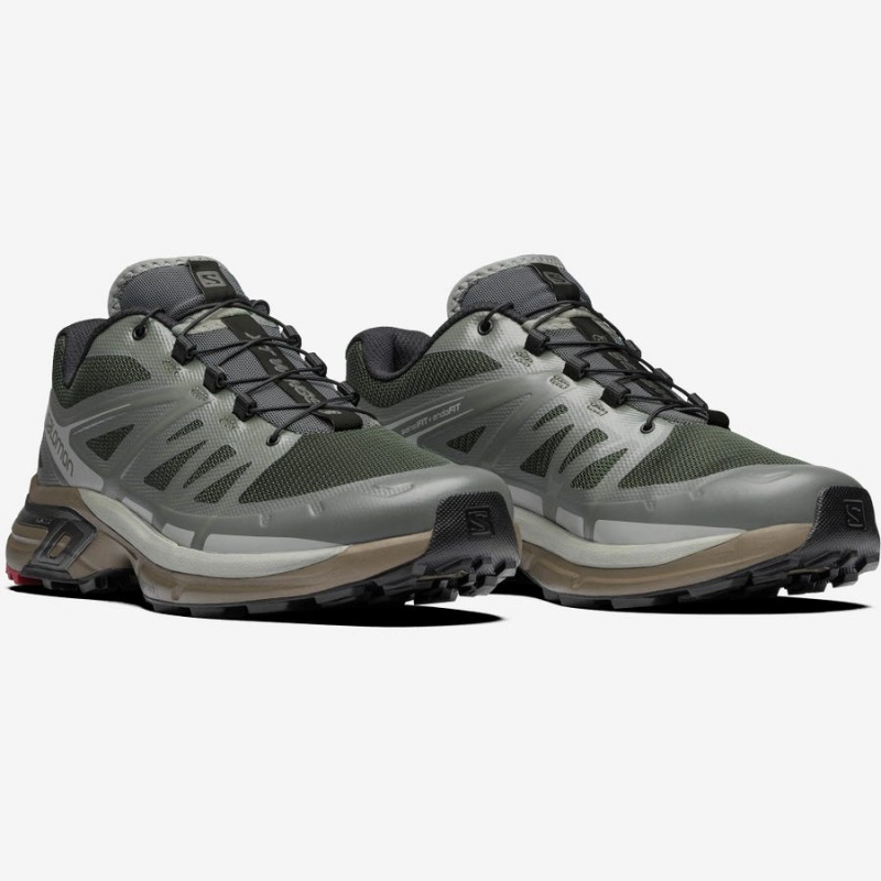 Zapatillas Salomon XT-WINGS 2 ADVANCED Hombre Verde Oliva | EC2165AHK