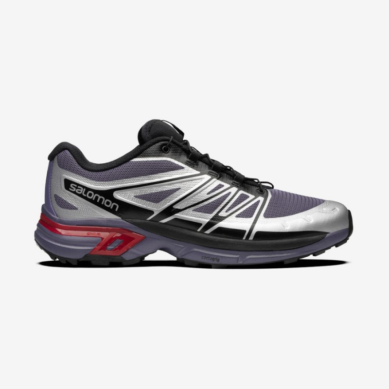 Zapatillas Salomon XT-WINGS 2 Mujer Plateadas Moradas | EC2991NWY