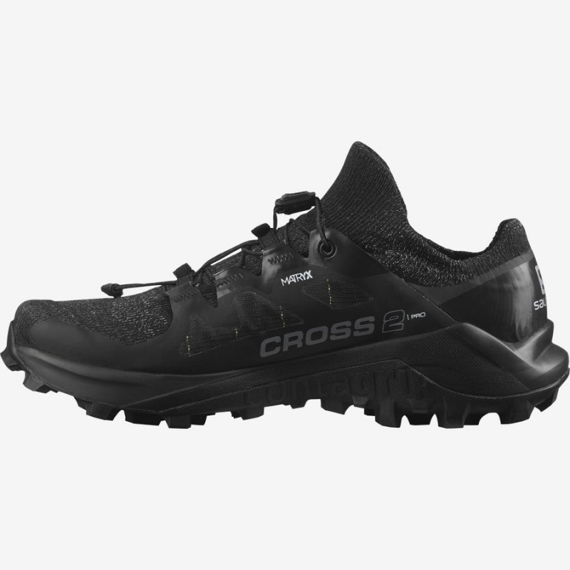 Zapatillas Trail Running Salomon CROSS PRO 2 Mujer Negras | EC2850GSO