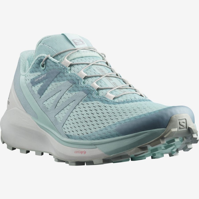 Zapatillas Trail Running Salomon SENSE RIDE 4 Mujer Verde Menta | EC2875DFM