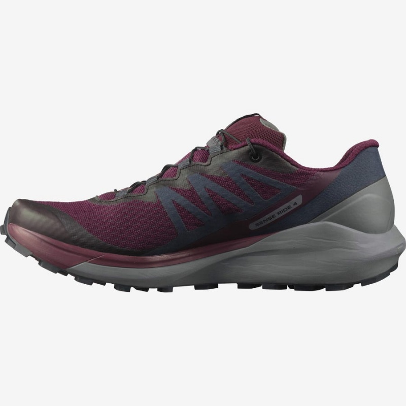 Zapatillas Trail Running Salomon SENSE RIDE 4 Mujer Moradas | EC2876FDN