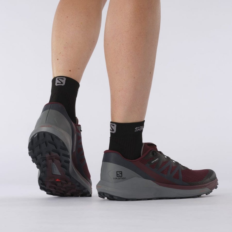 Zapatillas Trail Running Salomon SENSE RIDE 4 Mujer Moradas | EC2876FDN