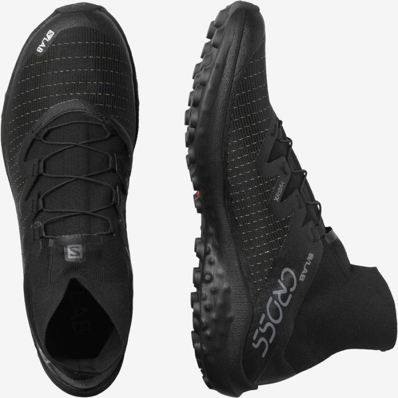 Zapatillas Trail Running Salomon S/LAB CROSS Hombre Negras | EC2123DFM