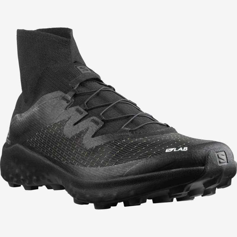 Zapatillas Trail Running Salomon S/LAB CROSS Hombre Negras | EC2123DFM