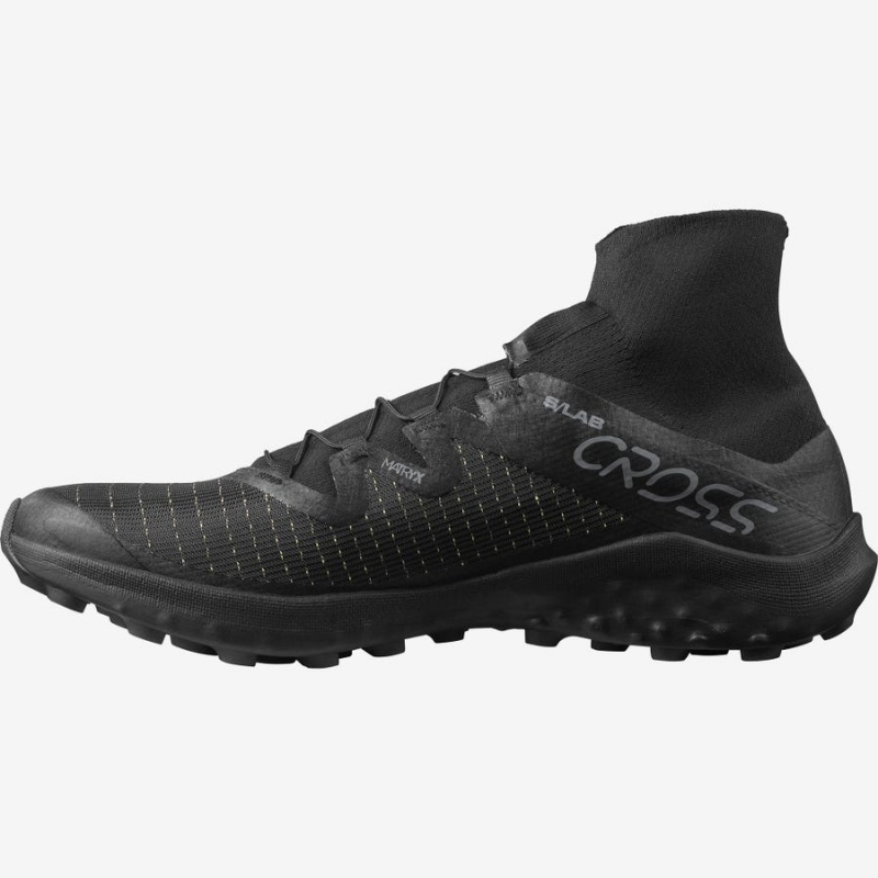 Zapatillas Trail Running Salomon S/LAB CROSS Hombre Negras | EC2123DFM