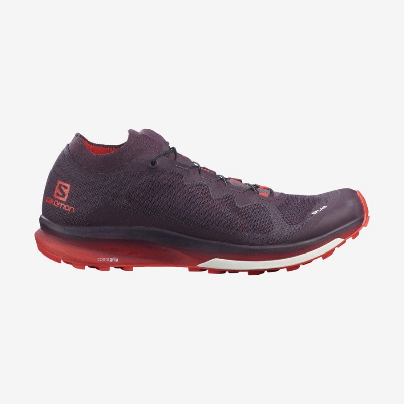 Zapatillas Trail Running Salomon S/LAB ULTRA 3 Hombre Moradas | EC2139AHK